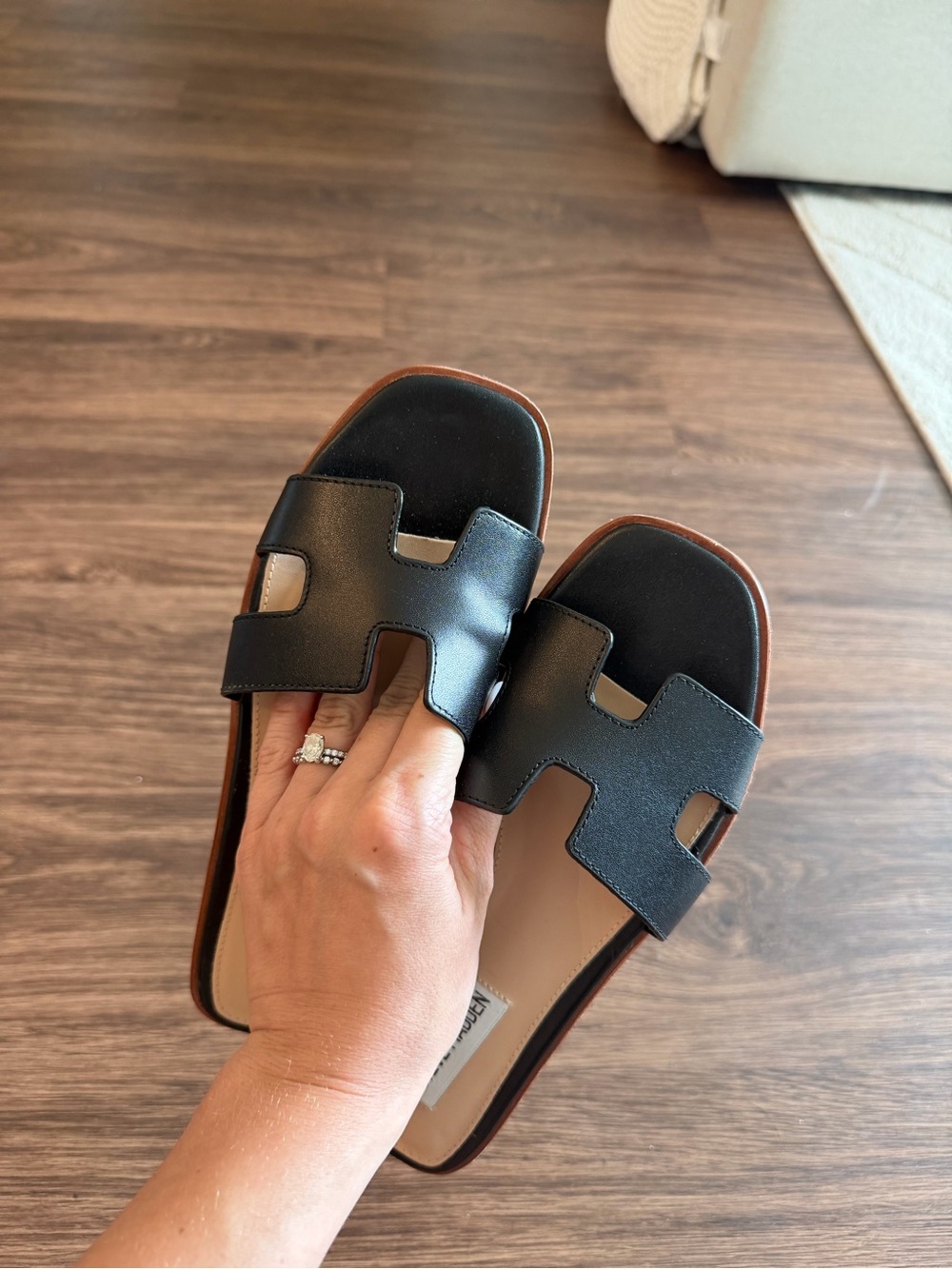 Steve Madden sandals - Hayden black leather